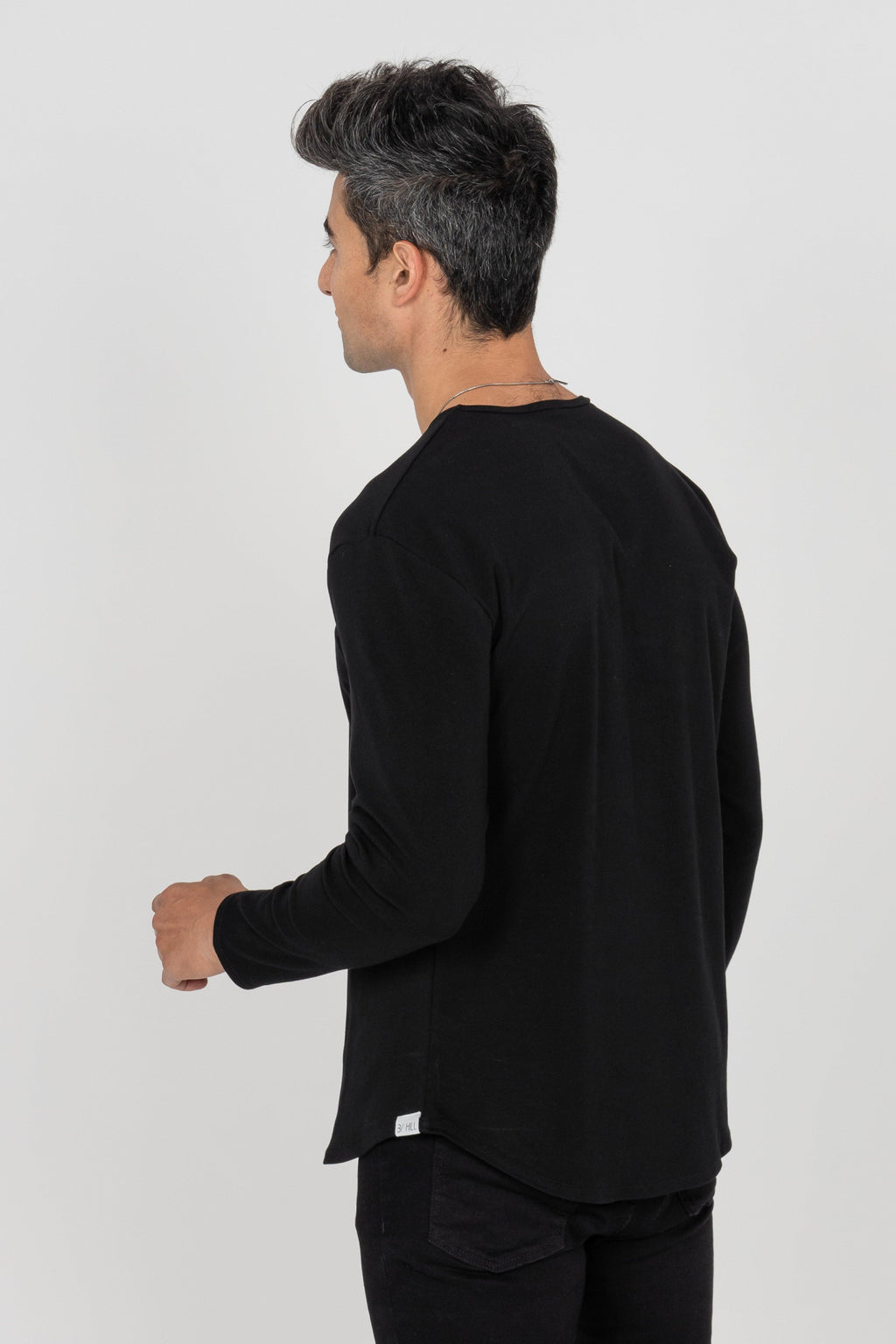 L/S Curve Crew: Black - Rule Of Threads