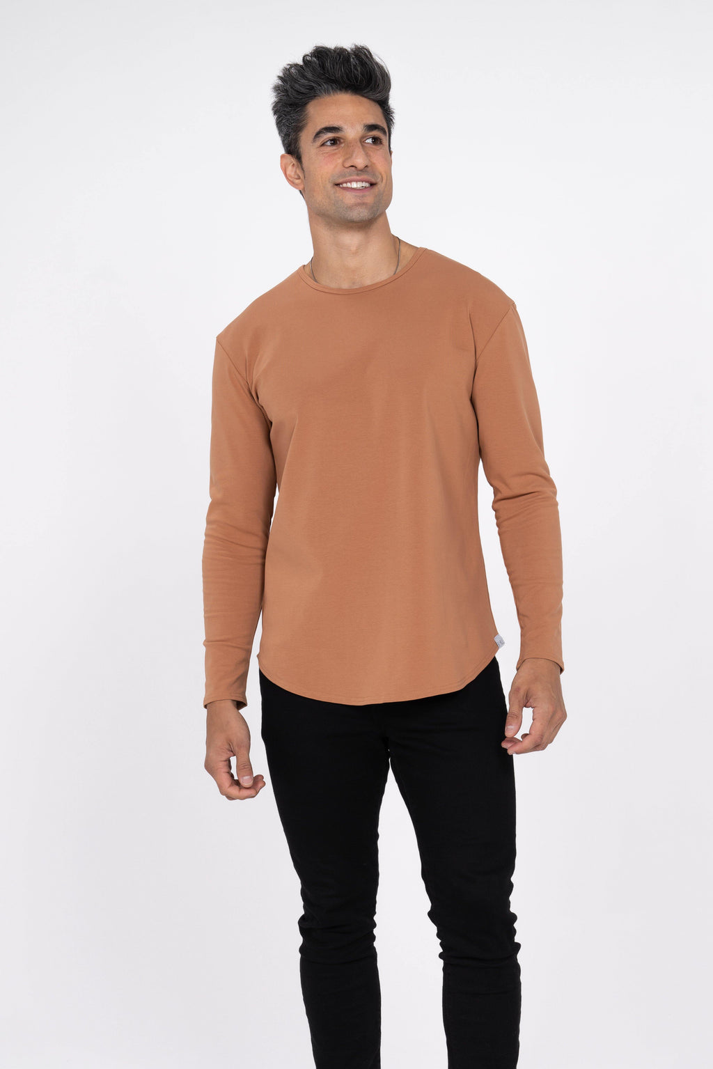 L/S Curve Crew: Caramel - Rule Of Threads