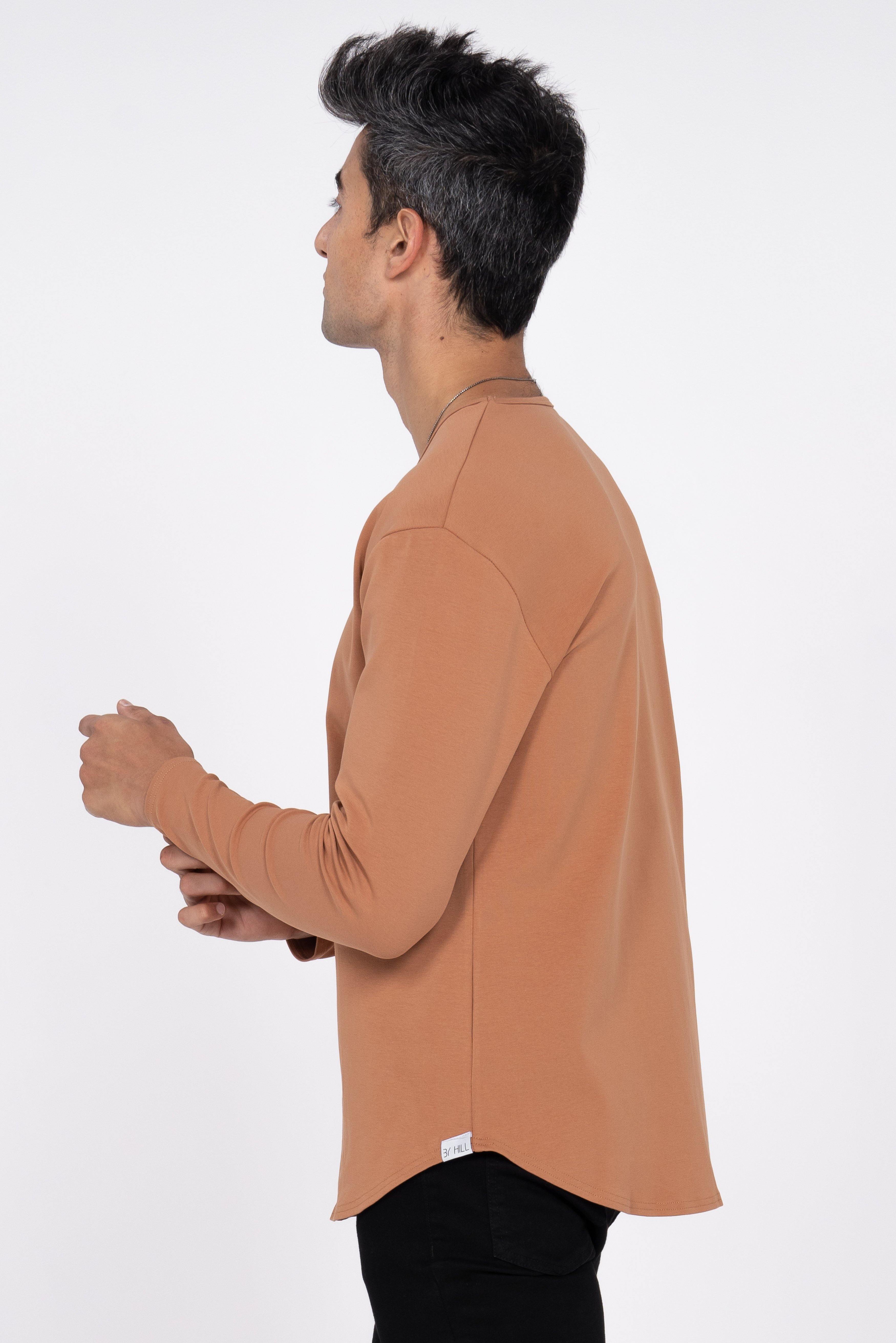 L/S Curve Crew: Caramel - Rule Of Threads