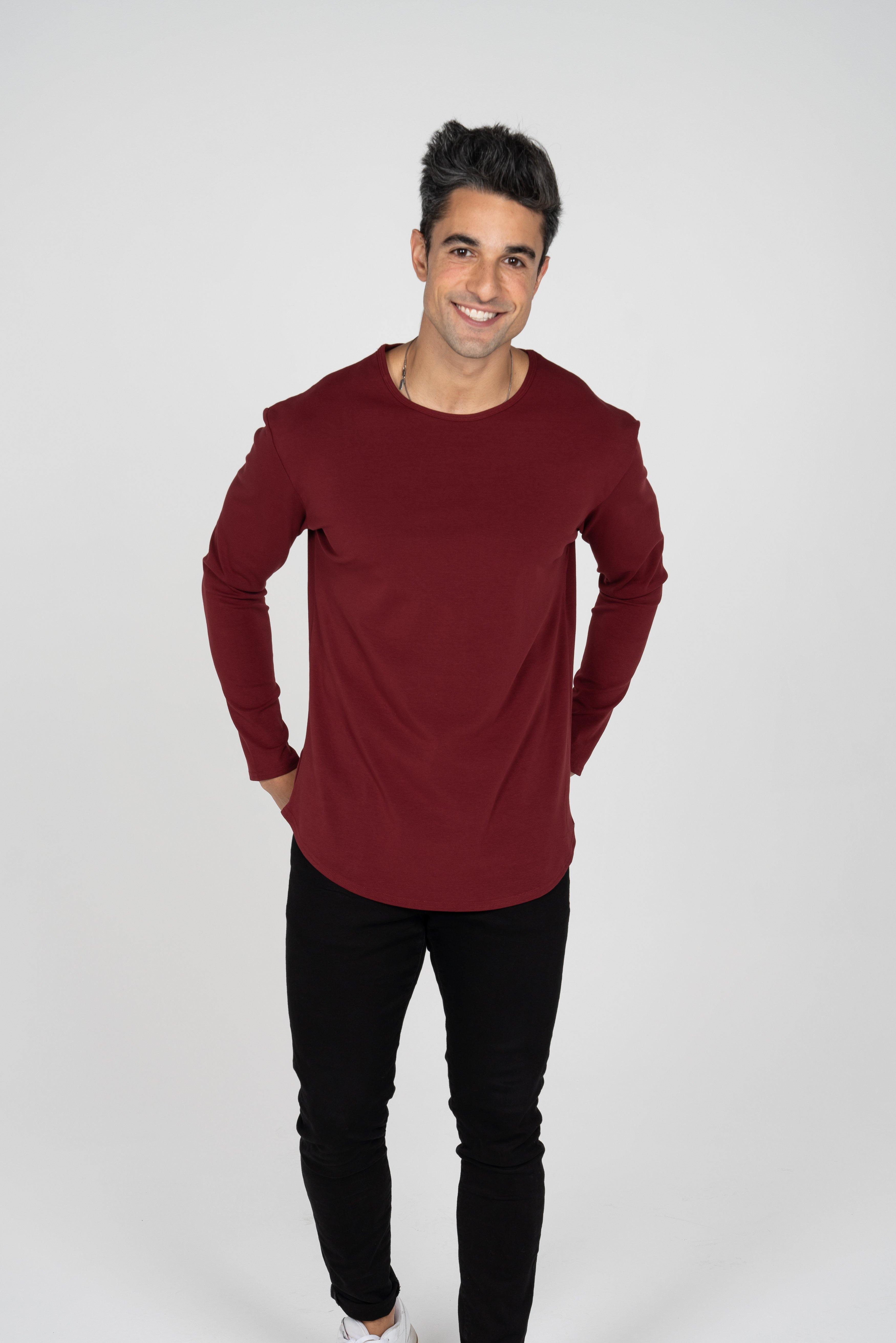 L/S Curve Crew: Merlot - Rule Of Threads