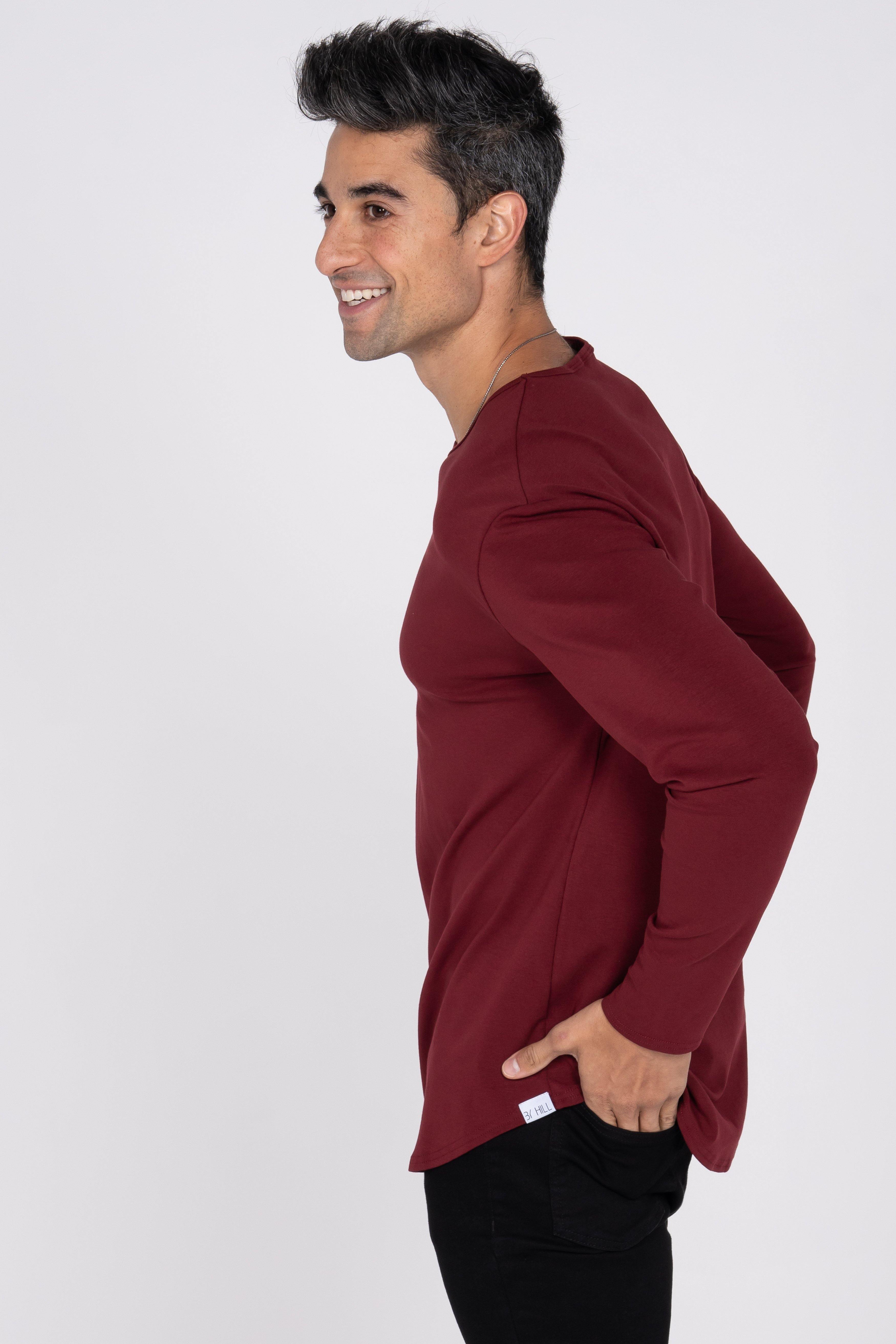 L/S Curve Crew: Merlot - Rule Of Threads