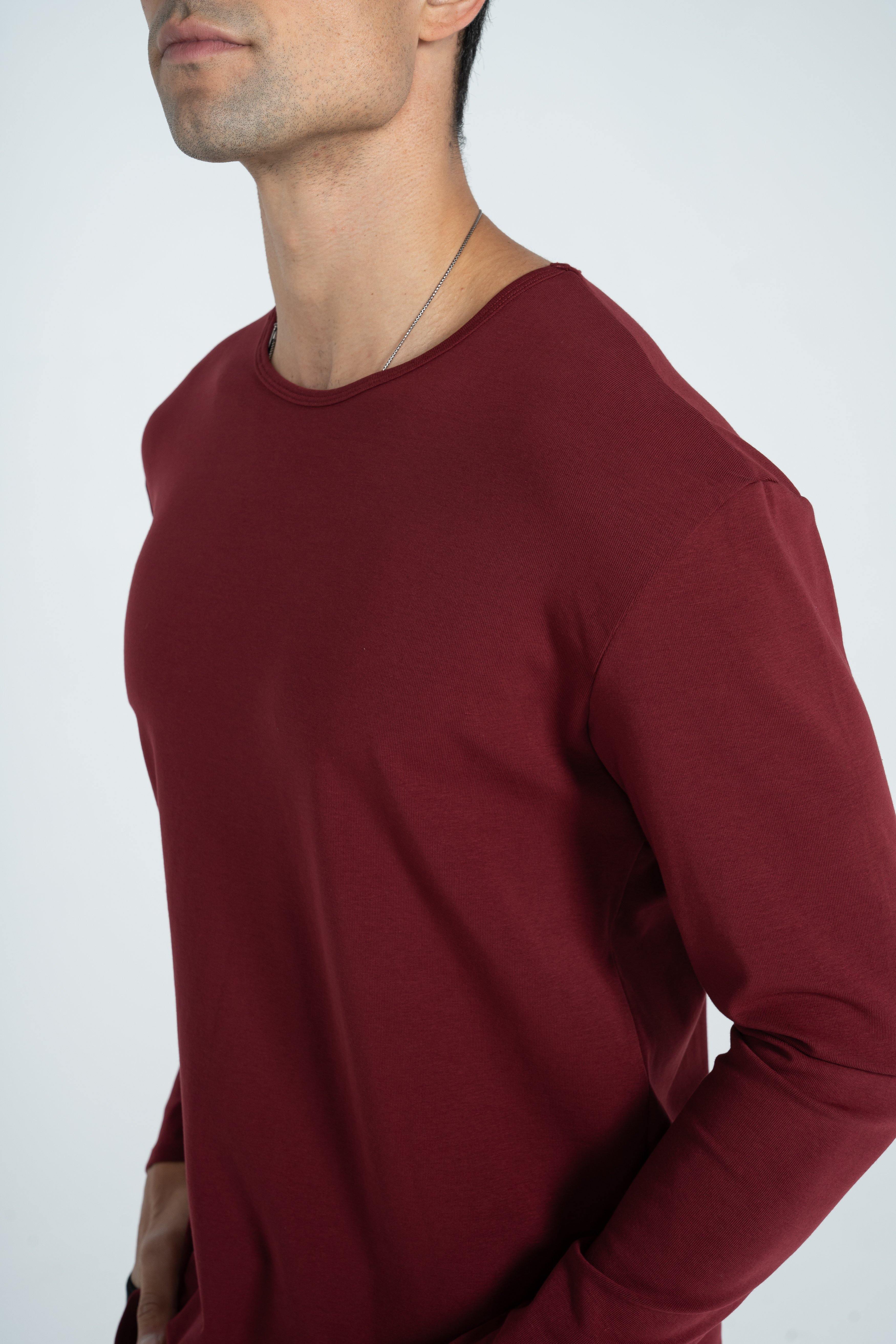 L/S Curve Crew: Merlot - Rule Of Threads