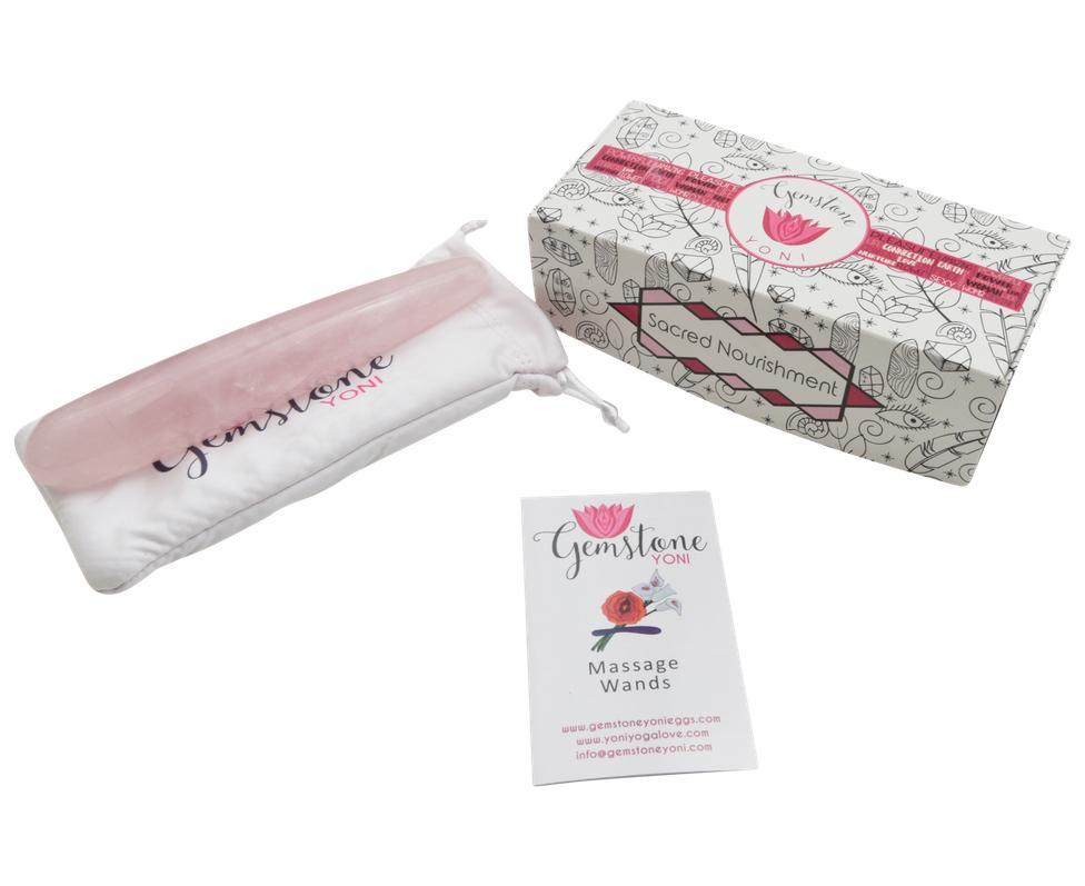 Rose Quartz Yoni Wand Slim