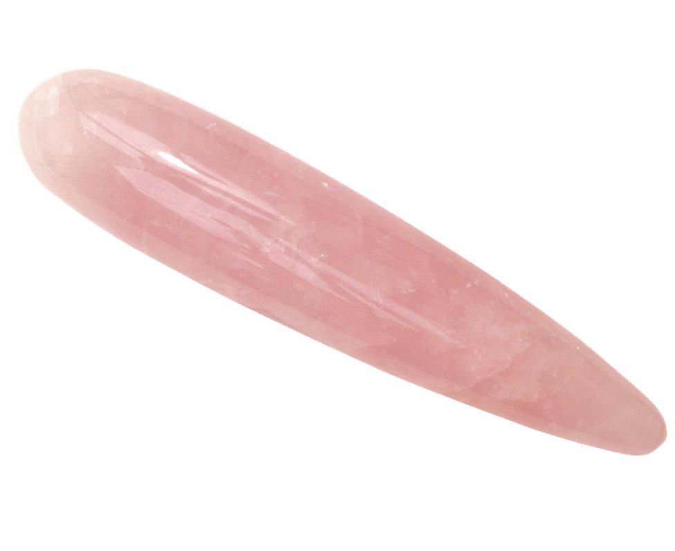 Rose Quartz Yoni Wand Slim