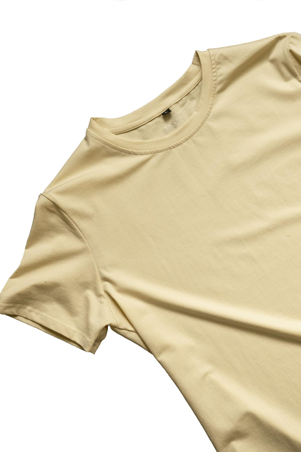 Slim Curve Crew T-Shirt: Sand - Rule Of Threads
