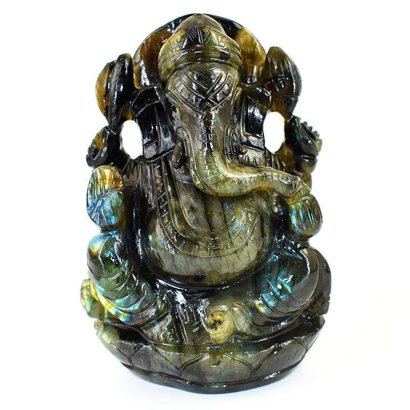 Ganesh Hand crafted in Labradorite 1113kg