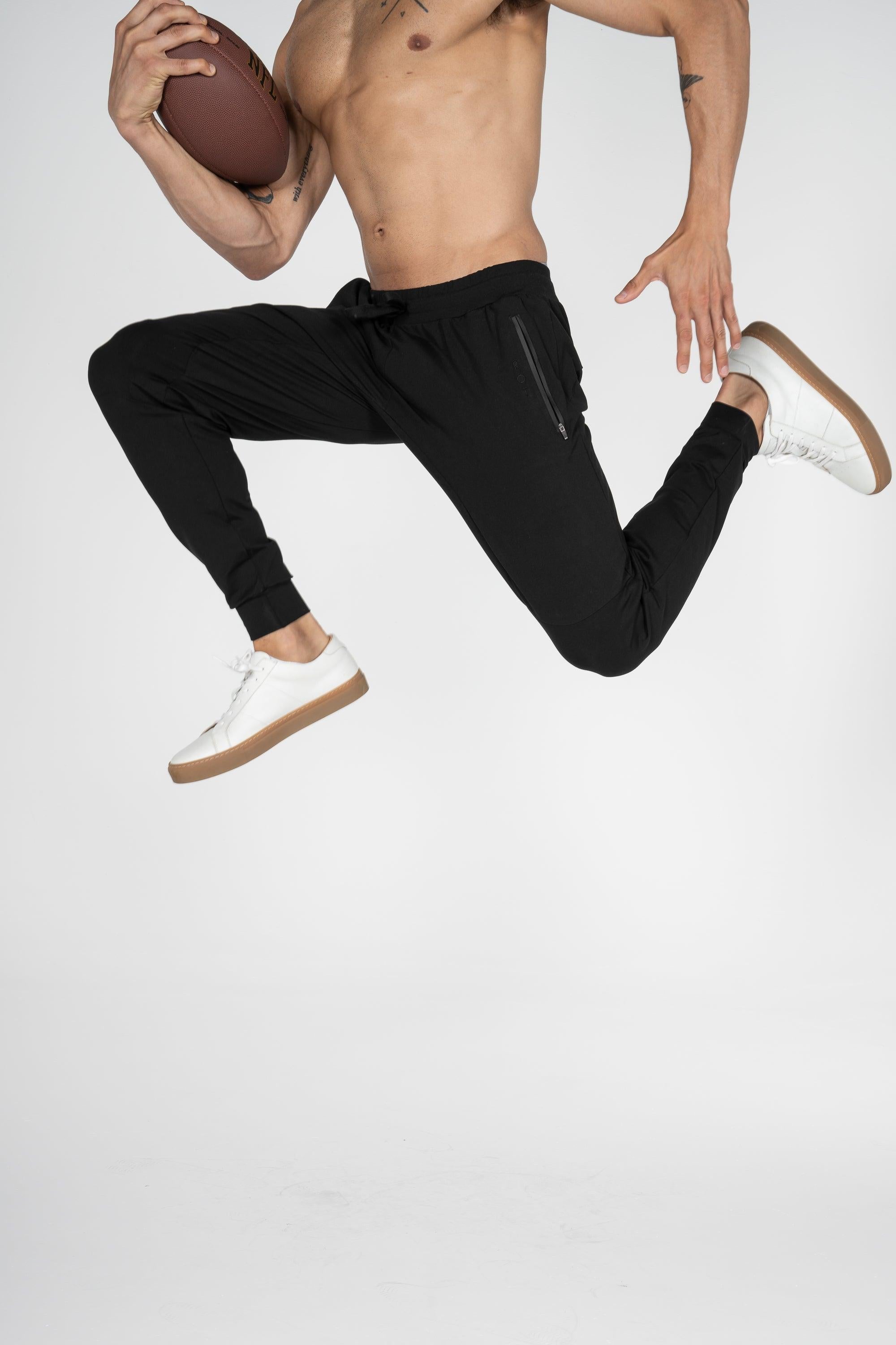The Premium Jogger: Black - Rule Of Threads