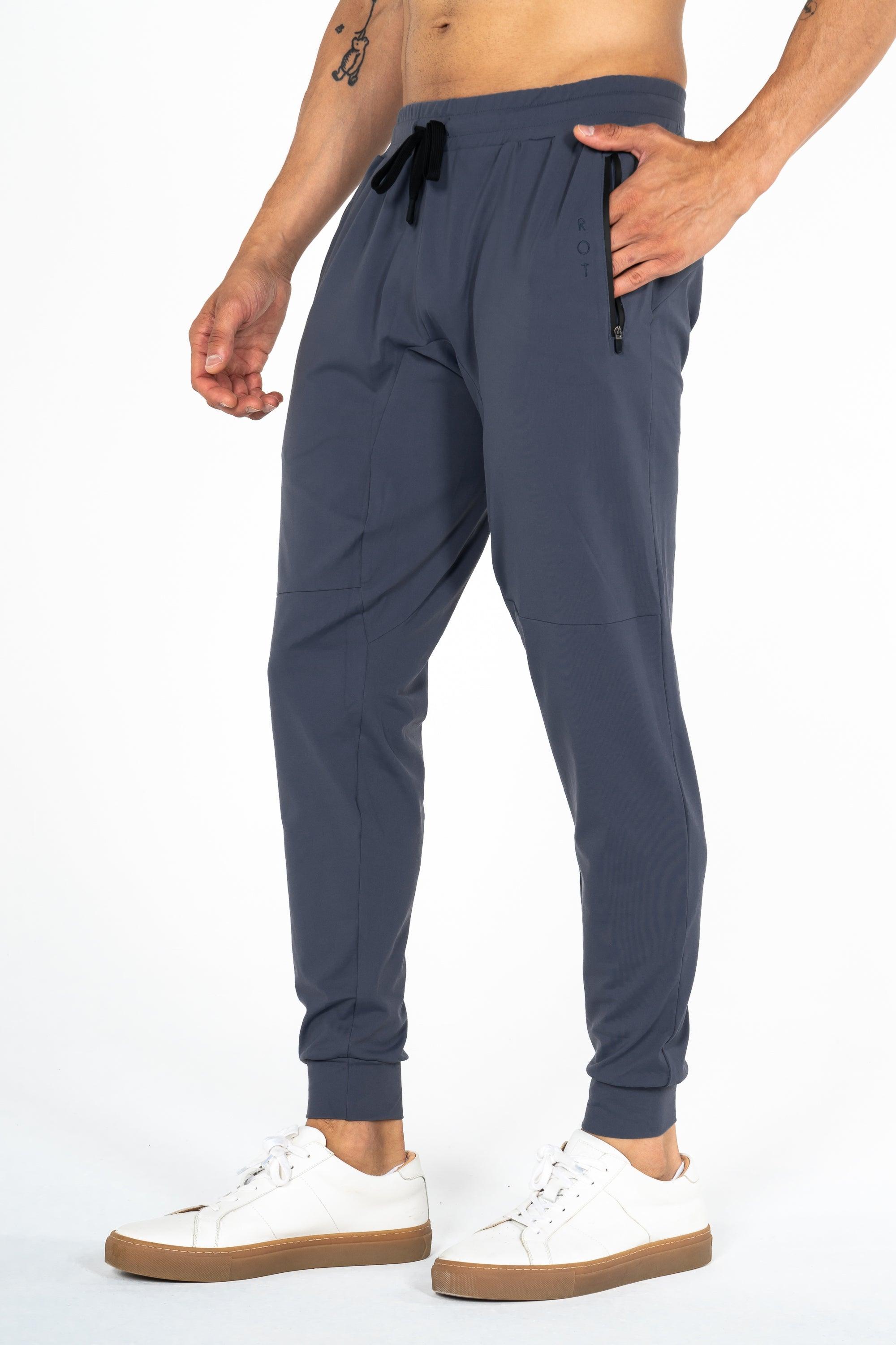The Premium Jogger: Charcoal Blue - Rule Of Threads